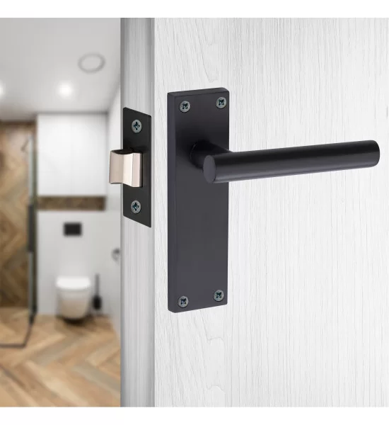 Golden Grace TBar Lever Backplate Door Handle Black Door Handles with